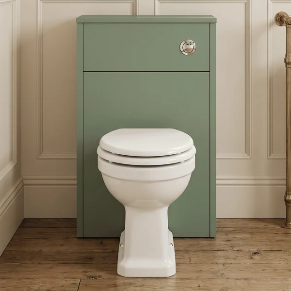 Alternate image of Hudson Reed Old London Ashwick Traditional Back To Wall WC Unit - 502 x 818mm