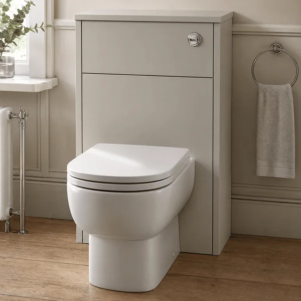 Alternate image of Hudson Reed Old London Ashwick Traditional Back To Wall WC Unit - 502 x 818mm