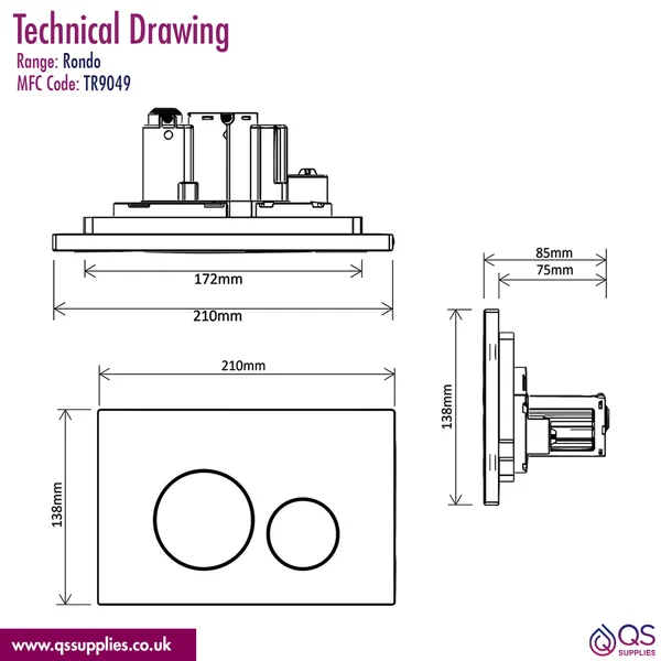 Technical drawing QS-V117524 / TR9049