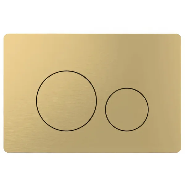 Additional image of Roper Rhodes Premium Pneumatic Dual Flush Plate with Round Button - 206 x 138mm