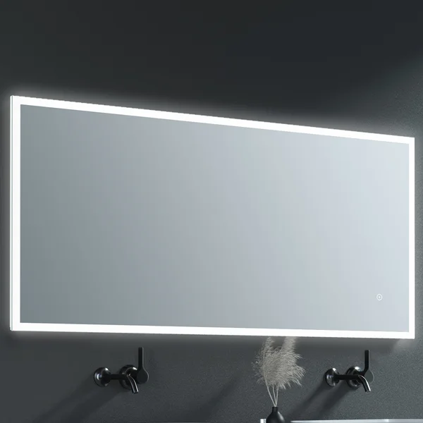 Alternate image of Joseph Miles Edsel Rectangular Borderlit LED Mirror with Demister Pad and Shaver Socket