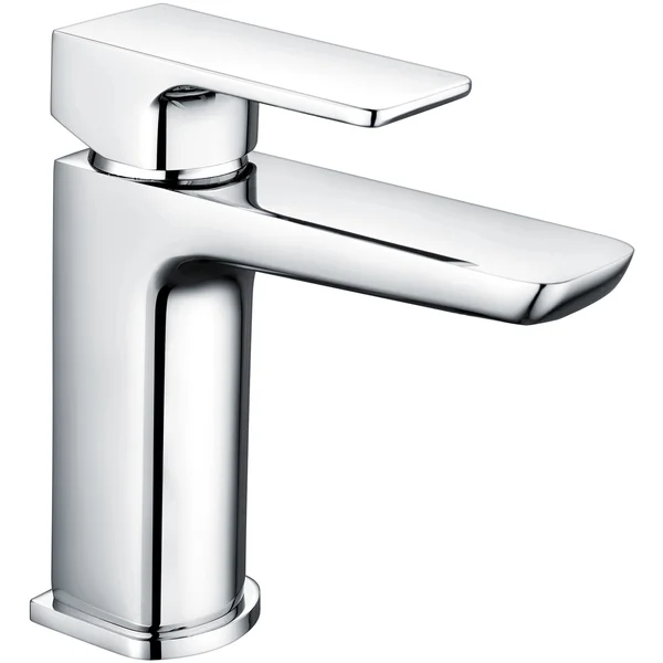 Joseph Miles Kamada Contemporary Basin Mixer Tap with Waste - Flat Handle - Deck Mounted