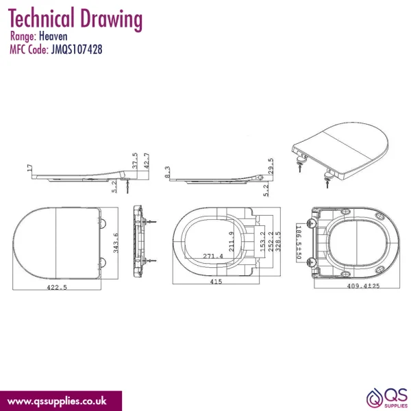 Technical drawing QS-V115357 / JMQS107428