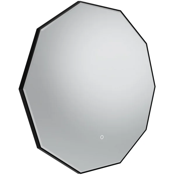 Additional image of Tavistock Oxygen Contemporary Decagon LED Backlit Mirror with Demister Pad - 800 x 760mm