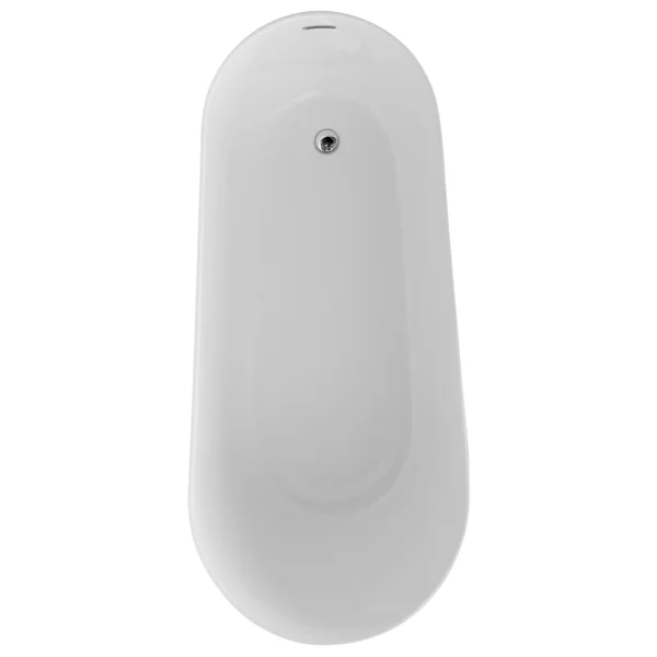 Additional image of Joseph Miles Hilton Freestanding Slipper Bath with Integrated Waste - 1500 x 700mm