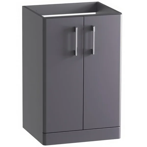 Roper Rhodes Pod Floorstanding Curved Vanity Unit with Handle - 2 Door