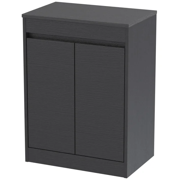 Nuie Havana Floorstanding Vanity Unit with Worktop - 2 Door - 600 x 803mm