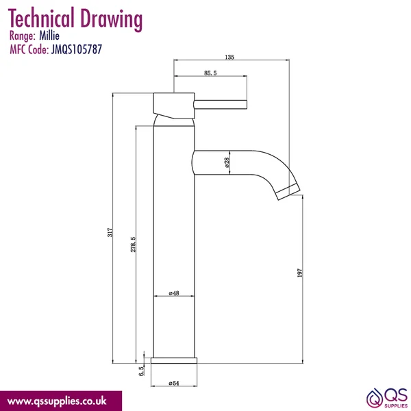 Technical drawing QS-V108807 / JMQS105787