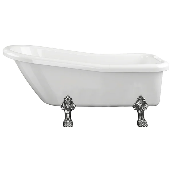 Additional image of Joseph Miles Reeve Traditional Freestanding 2TH Slipper Bath with Feet - 1530 x 670mm