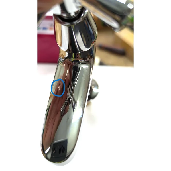 Additional image of Deva Milan Traditional Deck Mounted High Neck Chrome Kitchen Pillar Taps - Crosshead Handles - Ex-Display