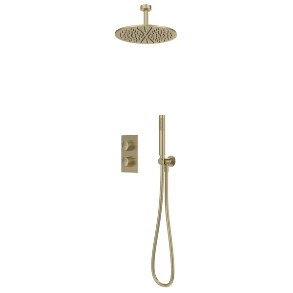 Additional image of Tavistock Cohort Thermostatic Concealed Mixer Valve with Shower Kit and Head