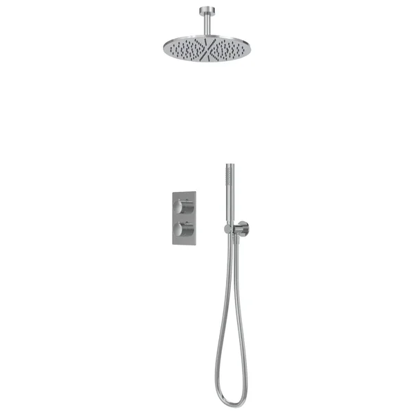 Tavistock Cohort Thermostatic Concealed Mixer Valve with Shower Kit and Head