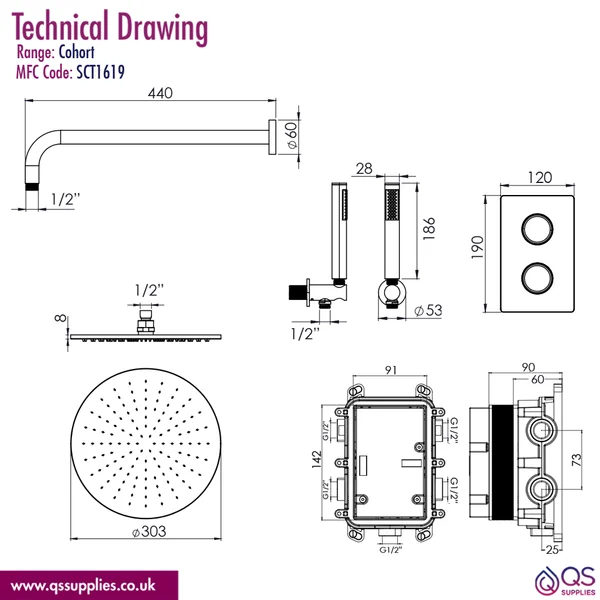 Technical drawing QS-V116367 / SCT1619