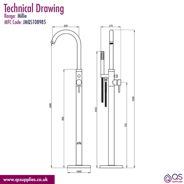 Technical drawing QS-V115370 / JMQS108985