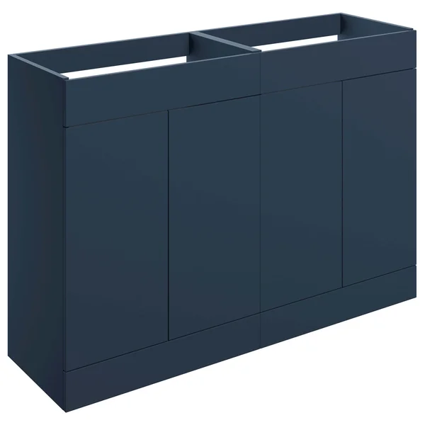 Additional image of Joseph Miles Hobart Double Floorstanding Vanity Unit - 4 Doors - 1180 x 830mm