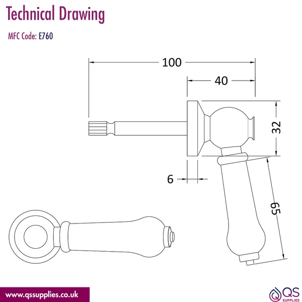 Technical drawing QS-V114295 / E760