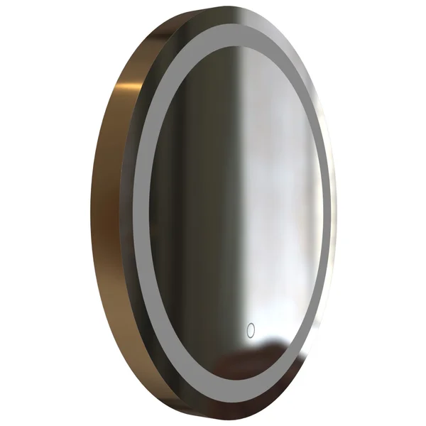 Alternate image of Joseph Miles Lander Round Frontlit LED Mirror with Demister Pad - 600 x 600mm