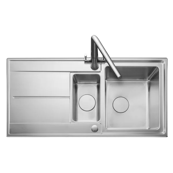 Rangemaster Arlington Stainless Steel Inset Sink with Drainer - 1.5 Bowl - 1000 x 500mm