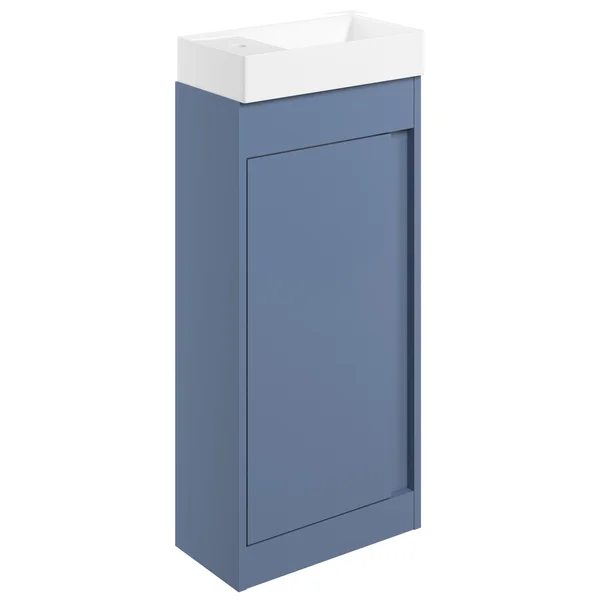 Joseph Miles Quilla Floorstanding Cloakroom Vanity Unit with Basin - 1 Door - 410 x 815mm