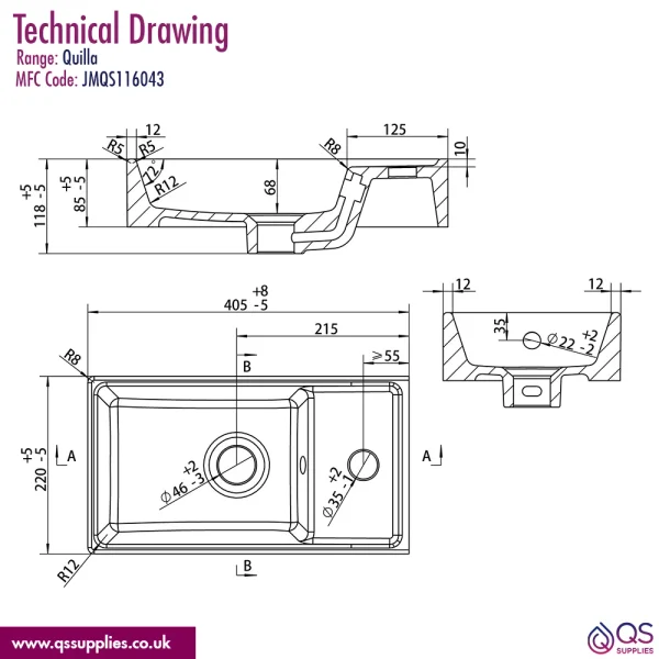 Technical drawing QS-V115377 / JMQS116043