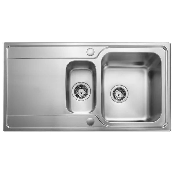Rangemaster Iconica Stainless Steel Inset 1.5 Bowl Kitchen Sink with Drainer - 950 x 508mm