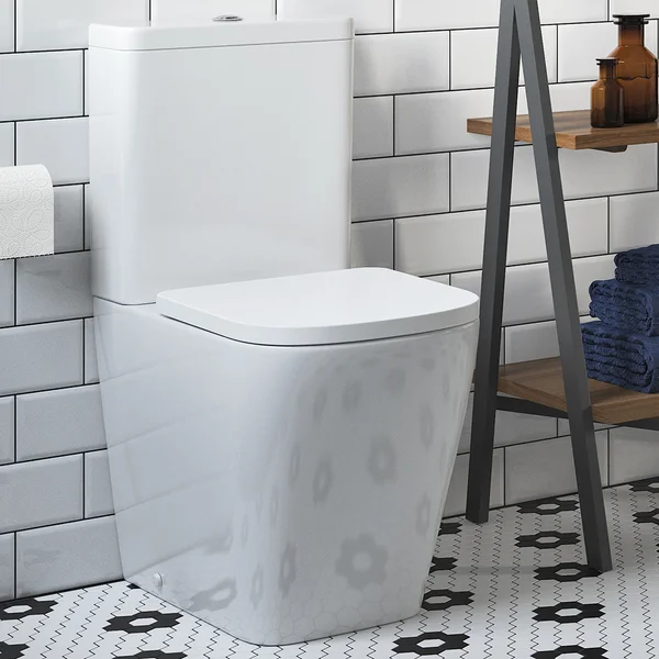 Alternate image of Joseph Miles Livav Rimless Fully Shrouded Close Coupled WC Pan with Cistern and Seat