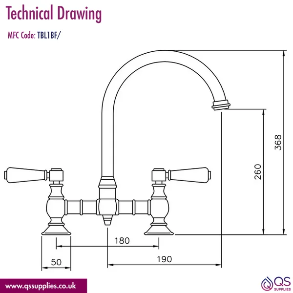 Technical drawing QS-V13110 / TBL1BF/