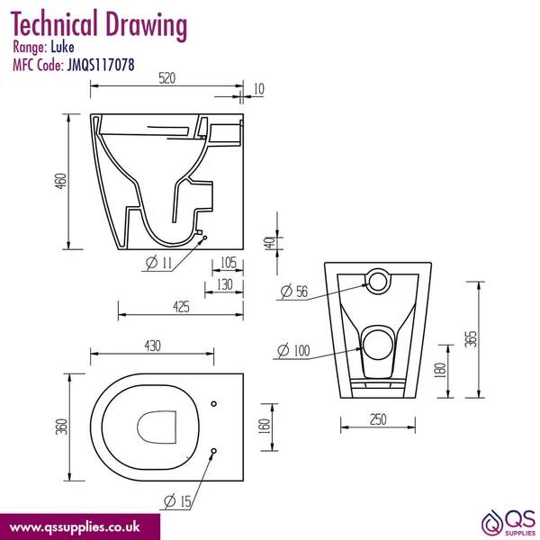 Technical drawing QS-V115398 / JMQS117078
