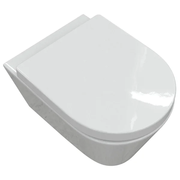 Additional image of Joseph Miles Luke Rimless Swirlux Wall Hung Short Projection WC Pan with Seat - 360 x 520mm