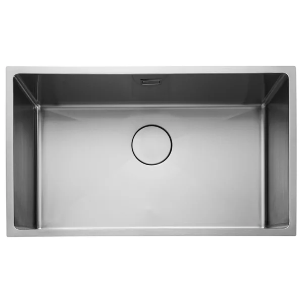 Alternate image of Rangemaster Cubix Stainless Steel Kitchen Sink with Waste - 1 Bowl - Inset or Undermount