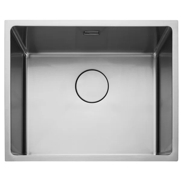 Alternate image of Rangemaster Cubix Stainless Steel Kitchen Sink with Waste - 1 Bowl - Inset or Undermount