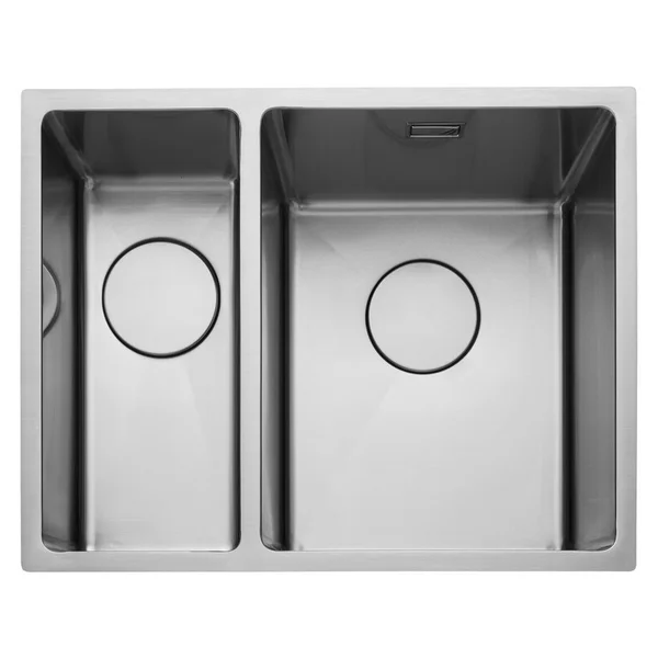 Rangemaster Cubix Stainless Steel Kitchen Sink with Waste 560 x 440mm - 1.5 Bowl