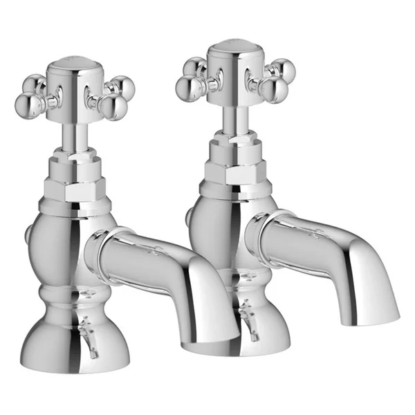 Joseph Miles Rhett Traditional Bath Taps - Crosshead Handles - Deck Mounted