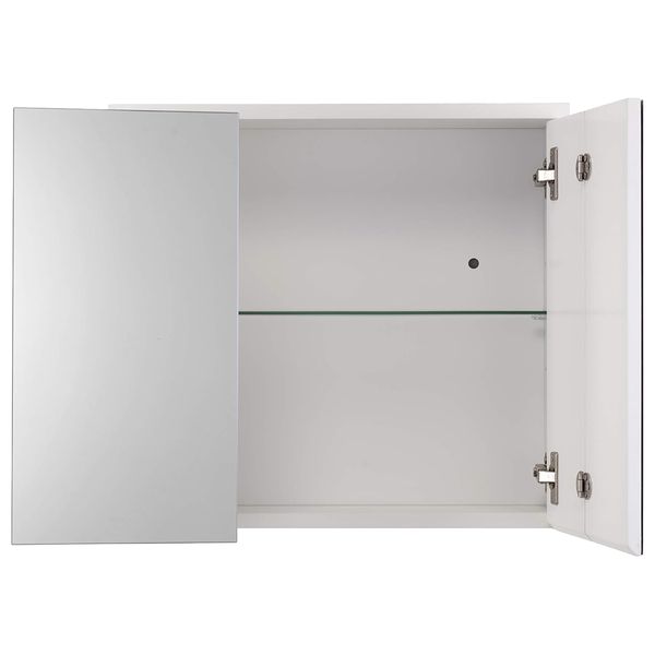 Alternate image of Croydex Swivel Bi-View Mirrored Cabinet - 2 Door - 540 x 500mm - Ex-Display
