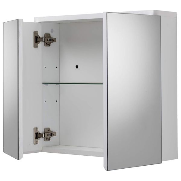 Additional image of Croydex Swivel Bi-View Mirrored Cabinet - 2 Door - 540 x 500mm - Ex-Display