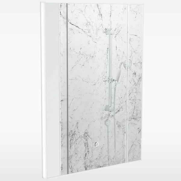 Sensio Odyssey Borderlit LED Portrait Mirror with Demister Pad - 500 x 700mm