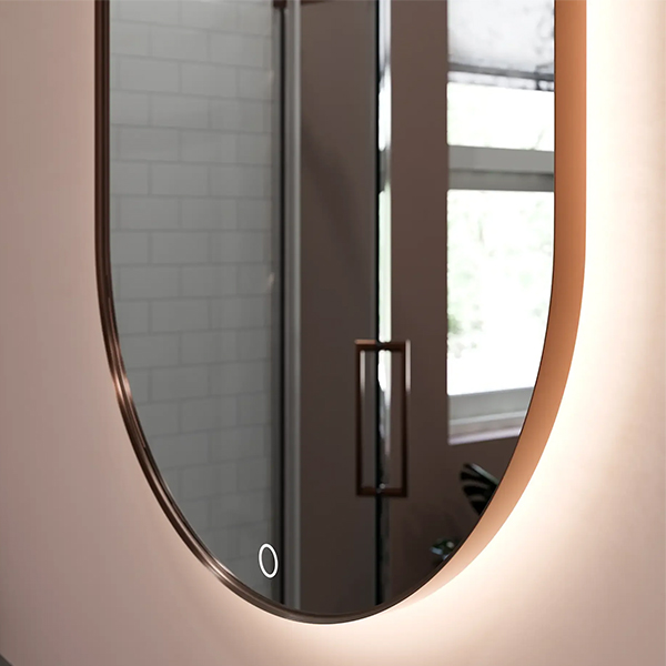 Alternate image of Sensio Nebula TrioTone Pill Backlit LED Mirror with Demister Pad