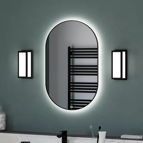 Alternate image of Sensio Nebula TrioTone Pill Backlit LED Mirror with Demister Pad