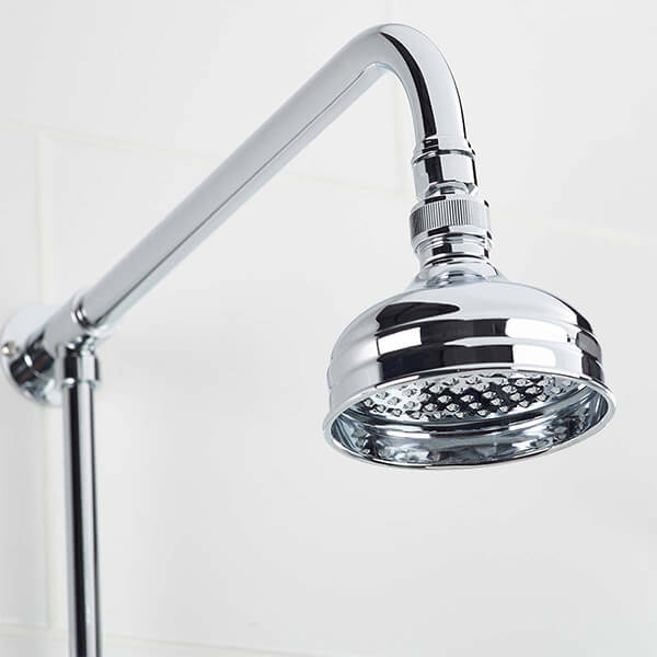 Additional image of Bristan Colonial Thermostatic Chrome Traditional Mixer Valve with Shower Head
