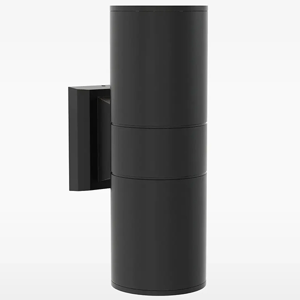Sensio Ember Contemporary Dual Lit Wall Light - Matt Black