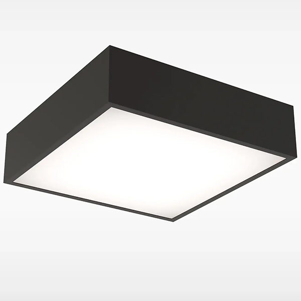 Additional image of Sensio Zala Matte Black LED Ceiling Light - Round or Square