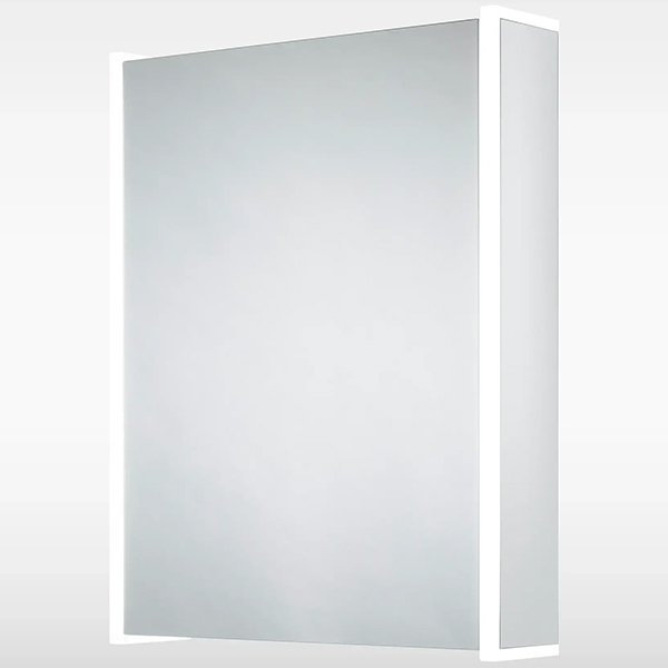 Sensio Ainsley LED Illuminated Mirror Cabinet with Bluetooth and Demister Pad - 565 x 700mm