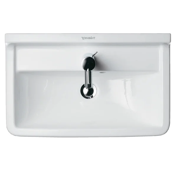 Additional image of Duravit Starck-3 Underside Glazed 650 x 485mm 1 Tap Hole Wall-Hung Basin With Overflow