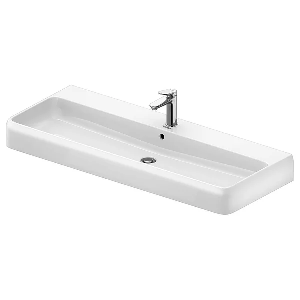 Duravit Collection-One Ground Washbasin with Overflow and Tap Platform - 1200 x 470mm