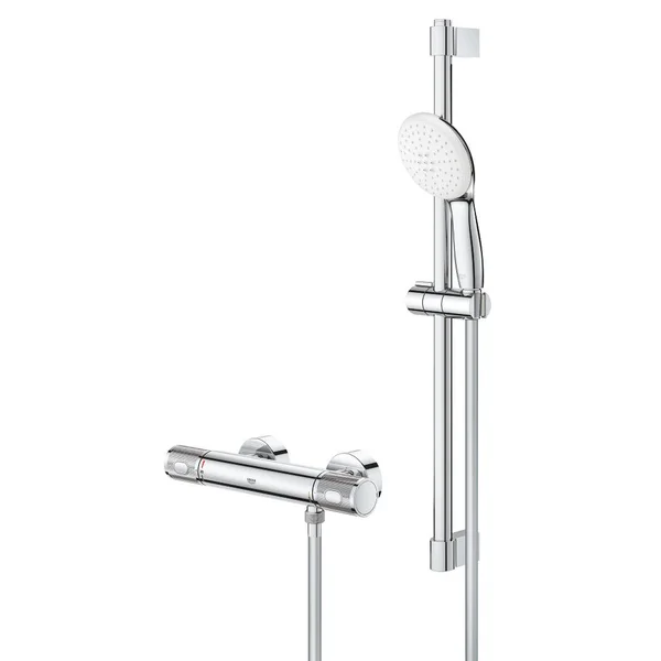 Additional image of Grohe Grohtherm 1000 Performance Exposed Chrome Thermostatic Bar Valve with Slide Rail Kit