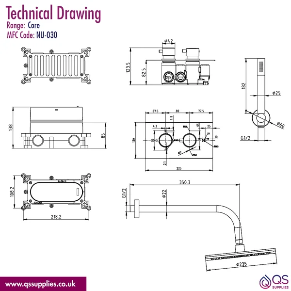 Technical drawing QS-V115408 / NU-030