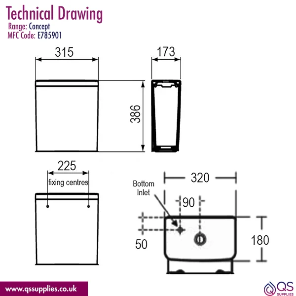 Technical drawing QS-V114304 / E785901