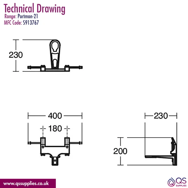 Technical drawing QS-V115821 / S913767