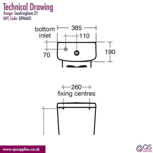 Technical drawing QS-V115823 / E896601