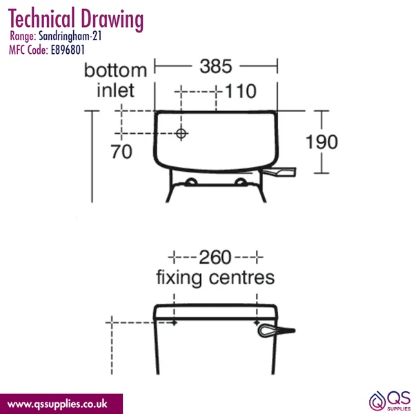Technical drawing QS-V115825 / E896801